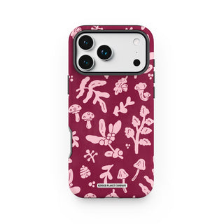 Burgundy Florals Phone Case