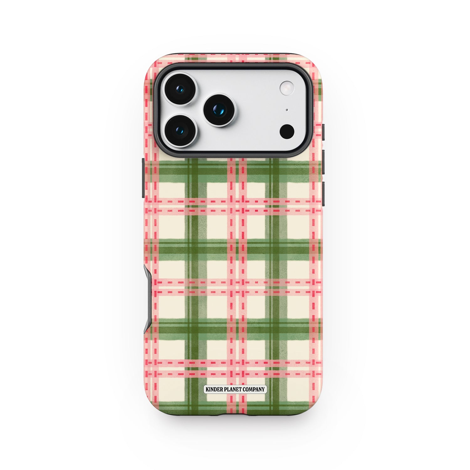 Strawberry Matcha Plaid Phone Case Strawberry Matcha Plaid Phone Case