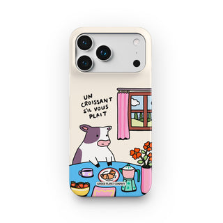 Un Croissant Sil Vous Plait Cow Phone Case