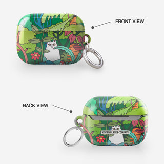 4.Airpods Front & Back Views_Jungle Hide & Seek - White Cat.jpg
