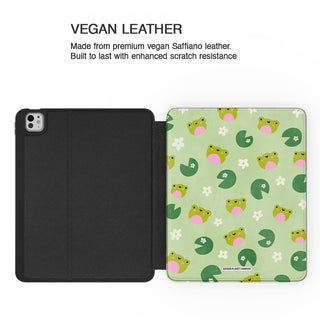Lily Pad Frog - iPad Pro 13 (8th Gen) - Vegan leather.jpg