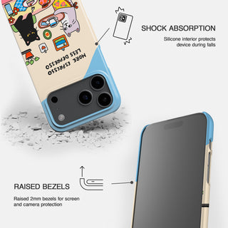More Espresso Less Depresso Cat Phone Case