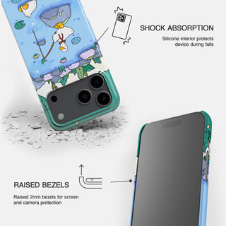 Gone Fishing Goose Phone Case