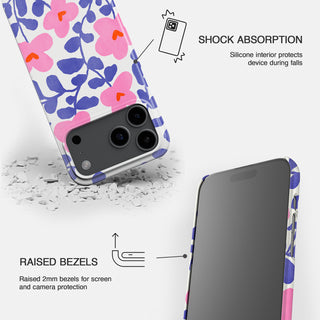 Abstract Flowers Phone Case