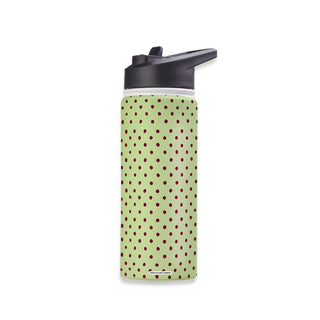 Cherry Matcha Stainless Steel Water Bottle 18oz