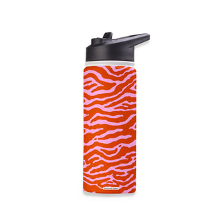 Caliente Zebra Stainless Steel Water Bottle 18oz