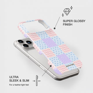 Kawaii Patchwork Quilt Phone Case