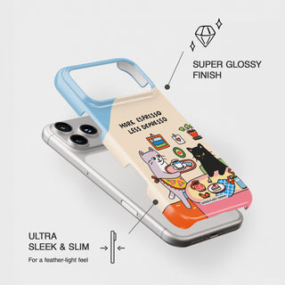 More Espresso Less Depresso Cat Phone Case