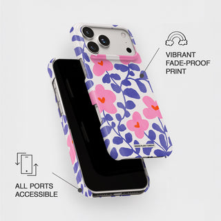 Abstract Flowers Phone Case