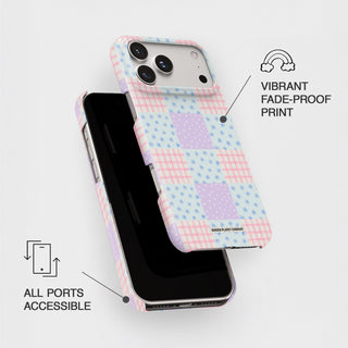 Kawaii Patchwork Quilt Phone Case