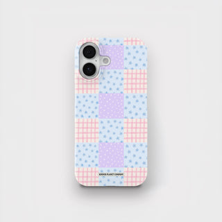 Kawaii Patchwork Quilt Phone Case