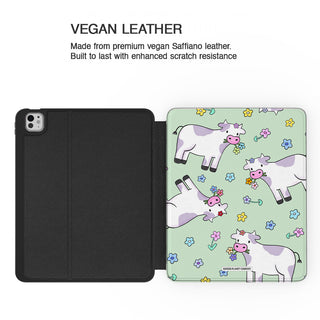 Taste The Flowers Cow - iPad Pro 13 (8th Gen) - Vegan leather.jpg
