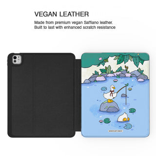 Gone Fishing Goose - iPad Pro 13 (8th Gen) - Vegan leather.jpg