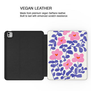 Abstract Flowers - iPad Pro 13 (8th Gen) - Vegan leather.jpg