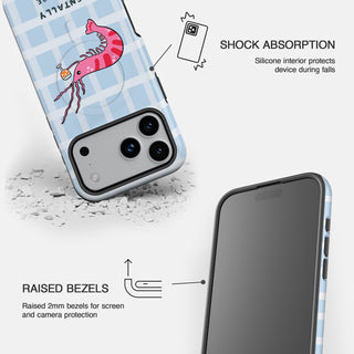 Mentally I'm Here' Shrimp Martini Phone Case