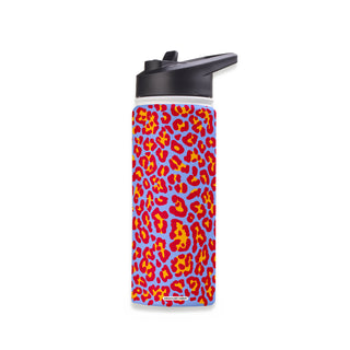 Cheetah Girl Stainless Steel Water Bottle 18oz