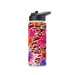 Tropical Blooms Stainless Steel Water Bottle 18oz