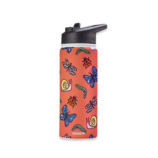 Garden Critters Stainless Steel Water Bottle 18oz