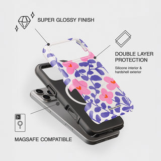 Abstract Flowers Phone Case