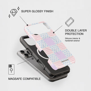 Kawaii Patchwork Quilt Phone Case