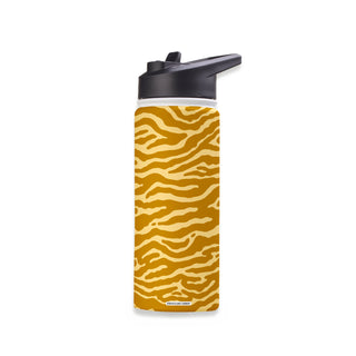 Sea Moss Zebra Stainless Steel Water Bottle 18oz
