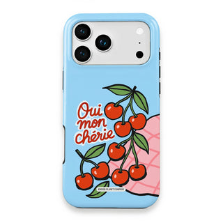 Oui Mon Cherie Blue Phone Case - Oui-Mon-Cherie-Blue---iPhone-17-Pro-Max