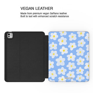 Blue Daisies - iPad Pro 13 (8th Gen) - Vegan leather.jpg
