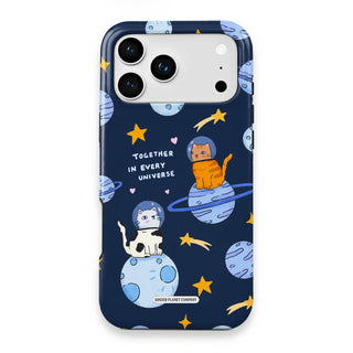 Winter Galaxy Phone Case - Together-In-Every-Universe-Cats---iPhone-17-Pro-Max