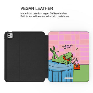 Omg B_tch No Way Frog - iPad Pro 13 (8th Gen) - Vegan leather.jpg
