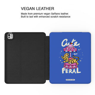 Cute But Feral Electric Blue - iPad Pro 13 (8th Gen) - Vegan leather.jpg