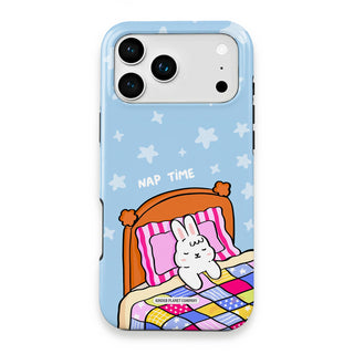 Nap Time Light Blue Bunny Phone Case - Nap-Time-Light-Blue-Bunny---iPhone-17-Pro-Max
