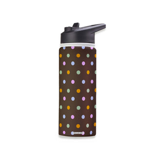 Chocolate Sprinkles Stainless Steel Water Bottle 18oz