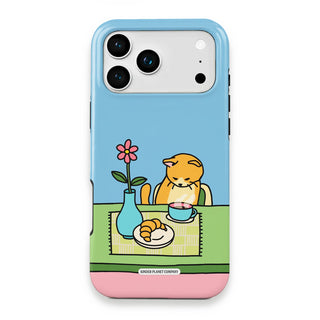 Coffee Cat Blue Phone Case - Coffee-Cat-Blue---iPhone-17-Pro-Max