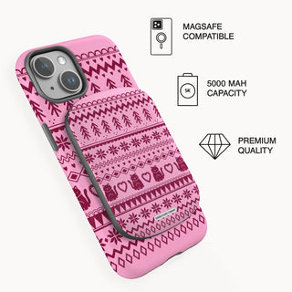 2.Powerbank on phone_Sugarplum Knitted Cats.jpg