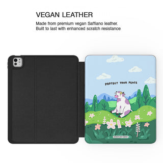 Protect Your Peace Cow - iPad Pro 13 (8th Gen) - Vegan leather.jpg