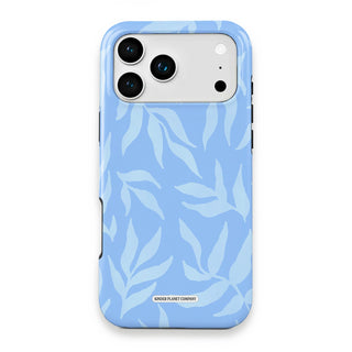Blue Leaves Abstract Phone Case - Blue-Leaves-Abstract---iPhone-17-Pro-Max