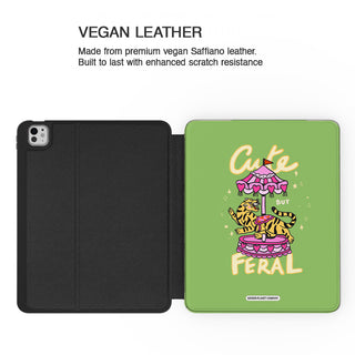 Cute But Feral Sage Green - iPad Pro 13 (8th Gen) - Vegan leather.jpg
