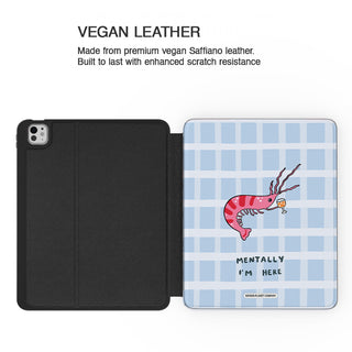 Mentally I'm Here Shrimp Martini - iPad Pro 13 (8th Gen) - Vegan leather.jpg