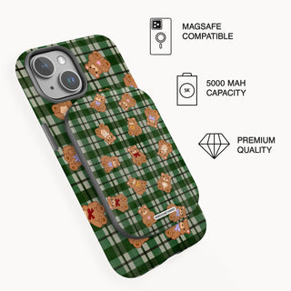 2.Powerbank on phone_Evergreen Tartan Teddies.jpg