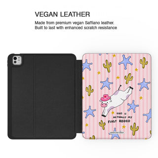 My First Rodeo Cow - iPad Pro 13 (8th Gen) - Vegan leather.jpg