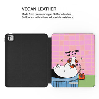 Omg B_tch No Way Goose - iPad Pro 13 (8th Gen) - Vegan leather.jpg