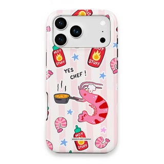Yes Chef Pink Shrimp Phone Case - Yes-Chef-Pink-Shrimp---iPhone-17-Pro-Max