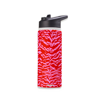 Red Hot Tiger Stainless Steel Water Bottle 18oz