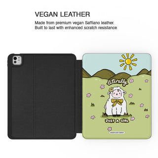 Literally Just A Girl Sheep - iPad Pro 13 (8th Gen) - Vegan leather.jpg