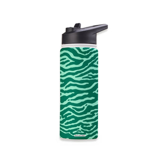 Jungle Zebra Stainless Steel Water Bottle 18oz