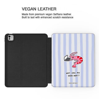 Why Does My Back Hurt_ Shrimp - iPad Pro 13 (8th Gen) - Vegan leather.jpg