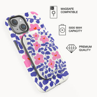 2.Powerbank on phone_Abstract Flowers.jpg