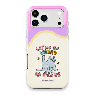 Weird in Peace Cat Phone Case - Weird-In-Peace-Cat---iPhone-17-Pro-Max