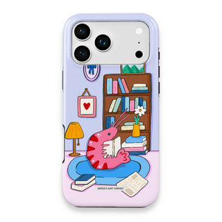 Cosy Book Nook Shrimp Phone Case - Cosy-Book-Nook-Shrimp---iPhone-17-Pro-Max