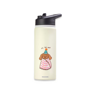 Too Cold To Care Stainless Steel Water Bottle 18oz